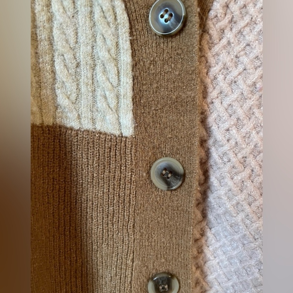 Colorblock Cardigan Sweater - Picture 6 of 13